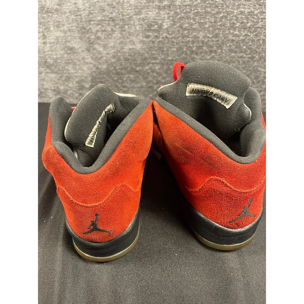 Jordan 5 Retro‎ Raging Bull 2021 University Red Boys 6.5Y Sneakers, No Insoles